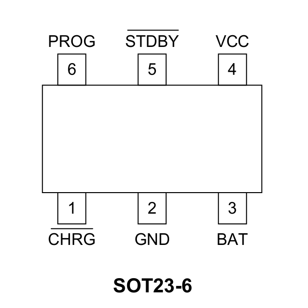 TP4057 Pinout